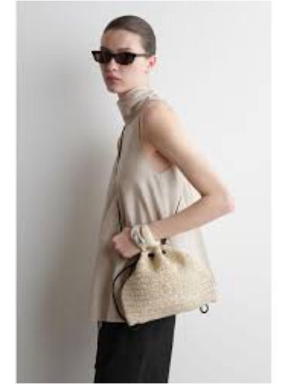 COS Cavatelli Raffia Crossbody/Clutch-like new! - Picture 7 of 10
